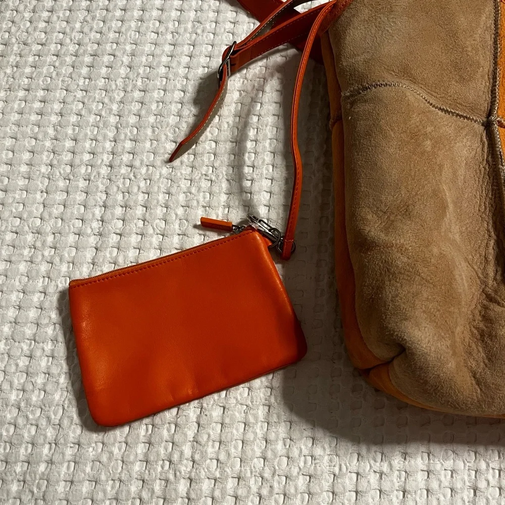 UGG Suede Shearling Tote Bag | Gently Used - Picture 4 of 5